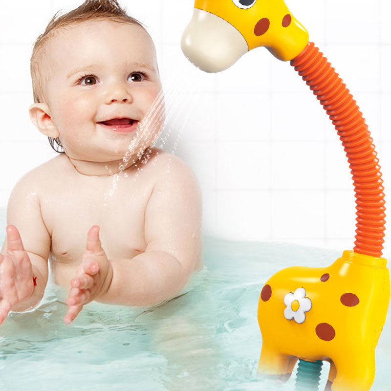 Children Bath Toy Electric Cartoon Giraffe Shower Baby Spray Bathtub Toys