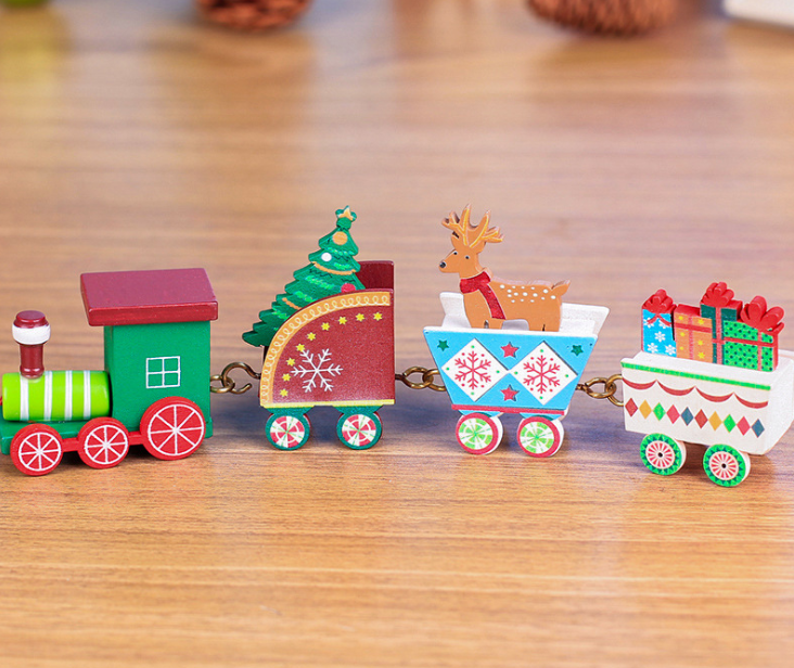 Mini Wood Train Toys