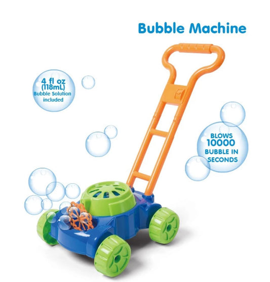 Plastic Hand Push Bubble Machine Electric Blowing Bubble Outdoor