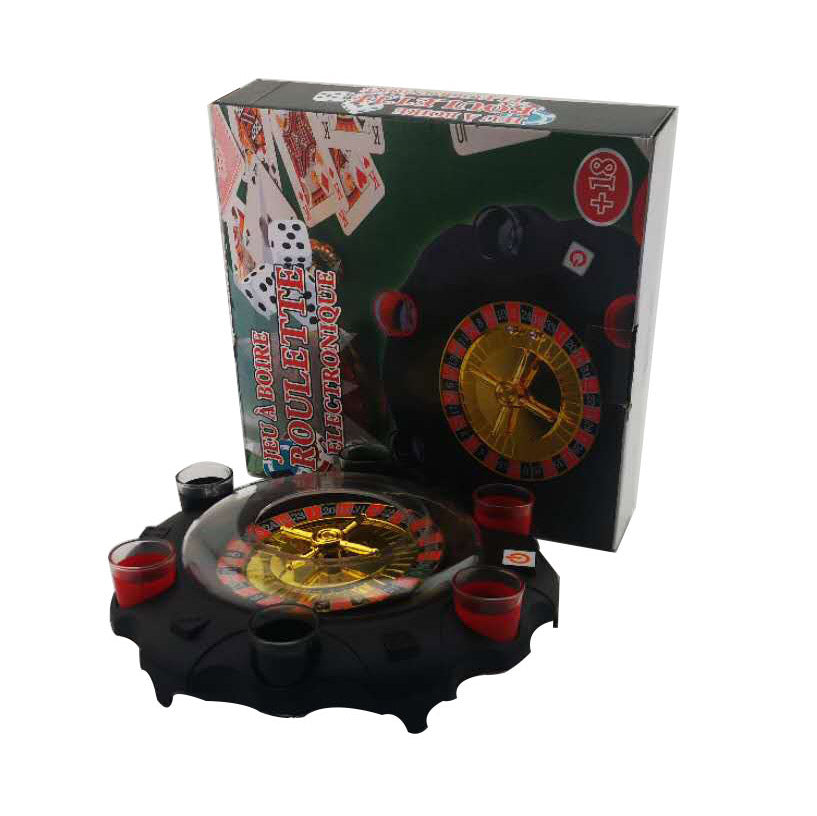 Electric Russian Lucky Wheel Roulette Wine Set