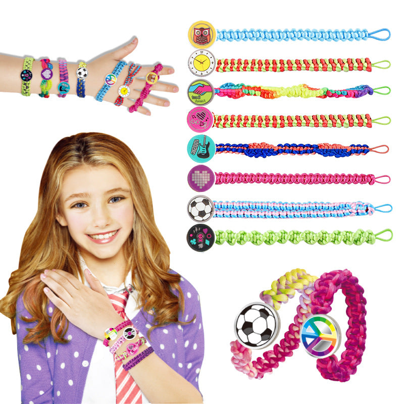 Children's Educational DIY Friendship Bracelet Knitting Toys