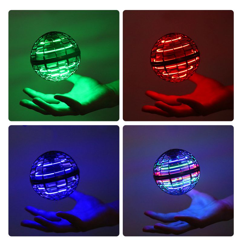 Toy Magic Wand Induction Luminous Swirling Flying Ball Gift Kids Adults