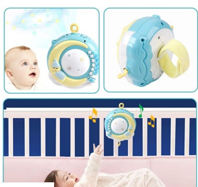 Baby Rattles Crib Mobiles Toy Holder Rotating Mobile Bed Bell