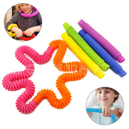 Fidget Toys Plastic PopTube Coil Children Creative Magical Toys