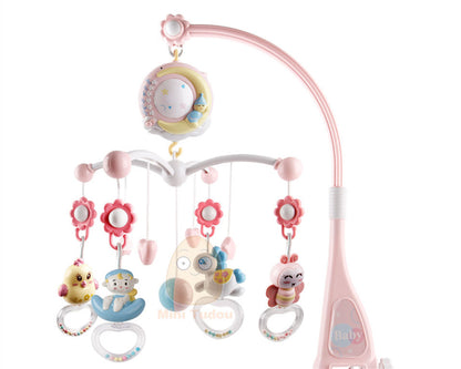 Baby Rattles Crib Mobiles Toy Holder Rotating Mobile Bed Bell