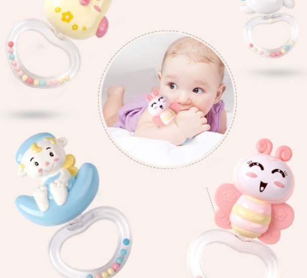 Baby Rattles Crib Mobiles Toy Holder Rotating Mobile Bed Bell