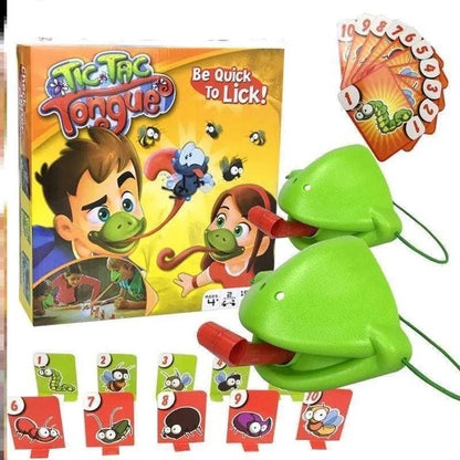 Chameleon Lizard Mask Wagging Tongue Lick Cards Board Game