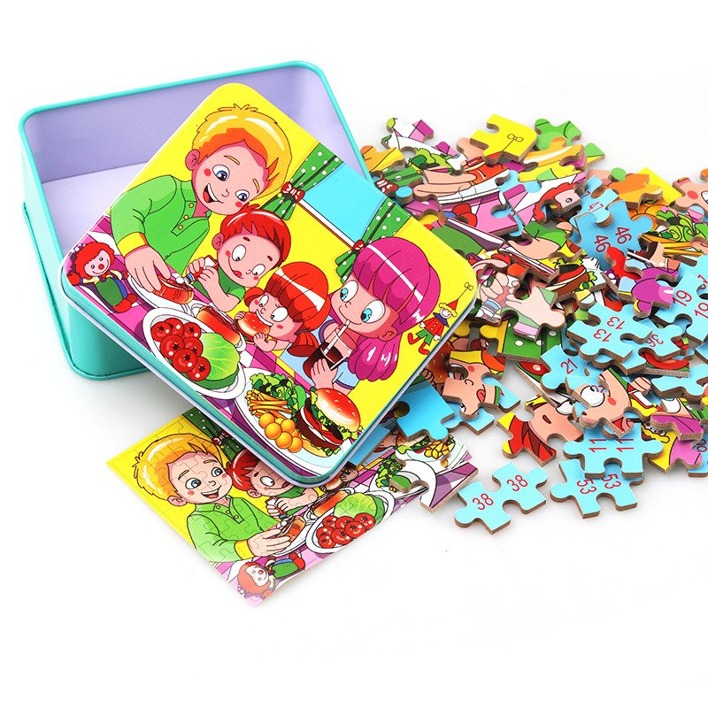 80 Pieces  wooden educational toys educational development