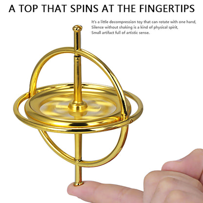 Creative Scientific Learning Metal Finger Gyroscope Gyro Top Pressure