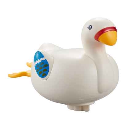 Baby Bath Toys Cute Cartoon Goose Dolphin Swimming Wind-up