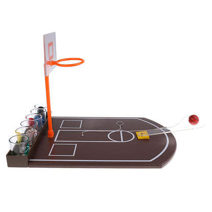 Mini Glass Basketball Table Drinking Game For Family Party Fun