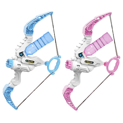 2 in 1 Bubble Gun Electric Bow And Arrow Automatic Bubble Blower