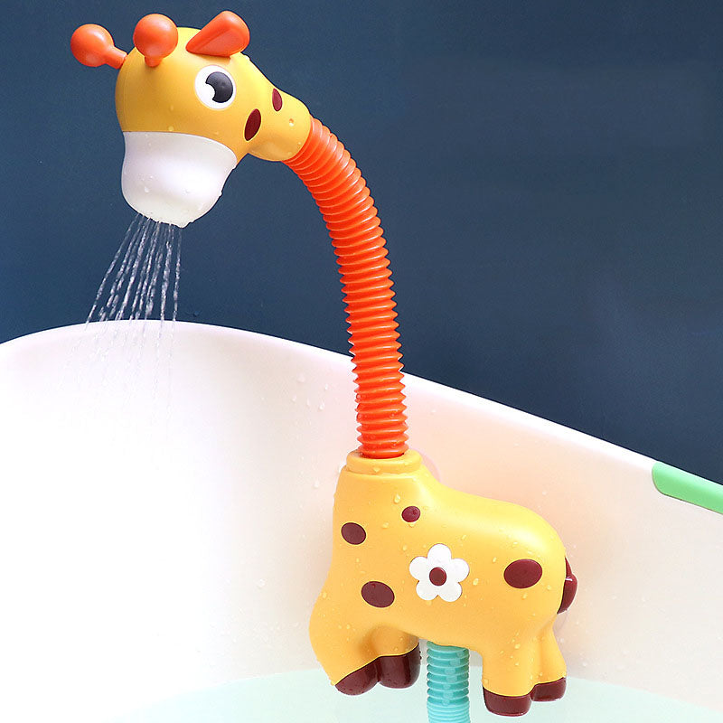 Children Bath Toy Electric Cartoon Giraffe Shower Baby Spray Bathtub Toys