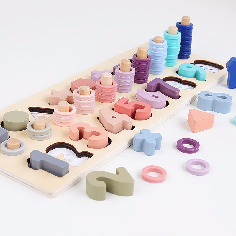 Wooden Montessori Toys Geometric Shape