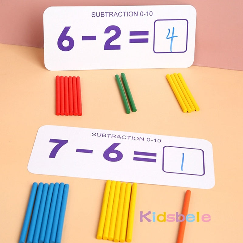 Montessori Math Toys For Children Kids