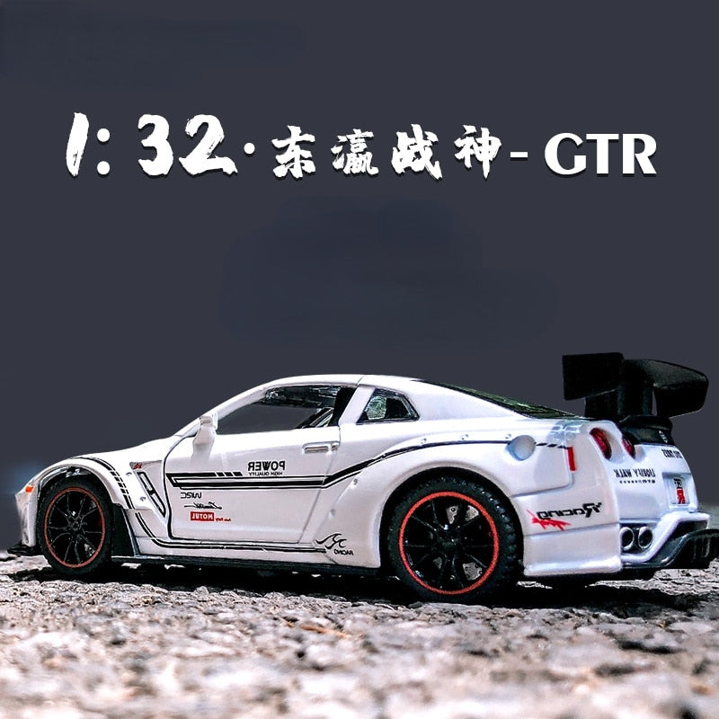 Nissan GTR R35 R34 Racing Car Model Scale Children