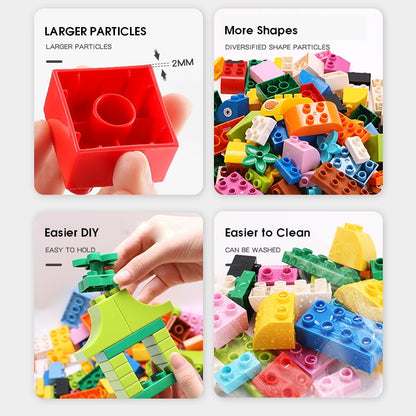 Colorful DIY Building Blocks Big Size Brick Bulk Bricks