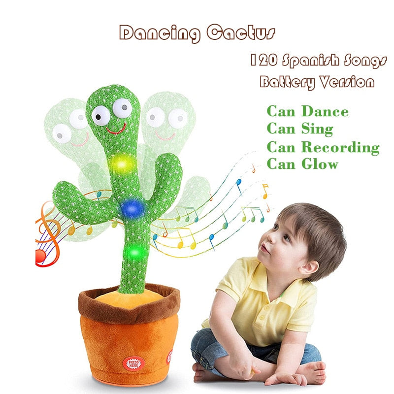 Dancing Cactus 120 Song Speaker Stuffed Toys