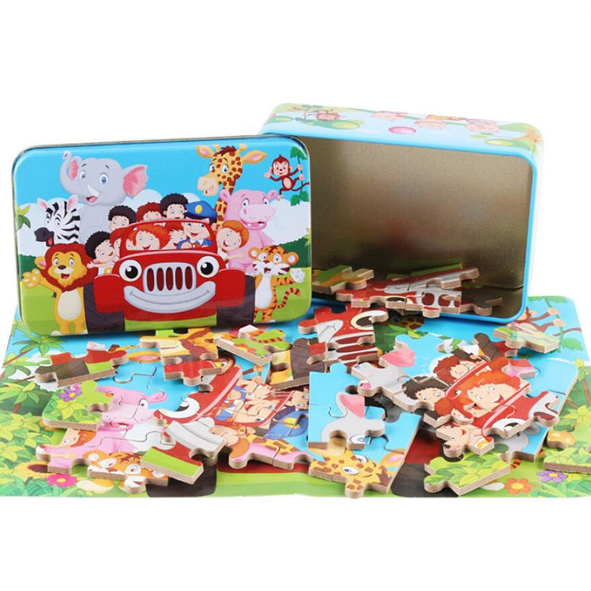 Puzzle Kids Toy Cartoon Animal