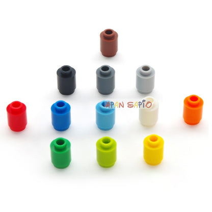 DIY Building Blocks Figures Bricks Cylinder