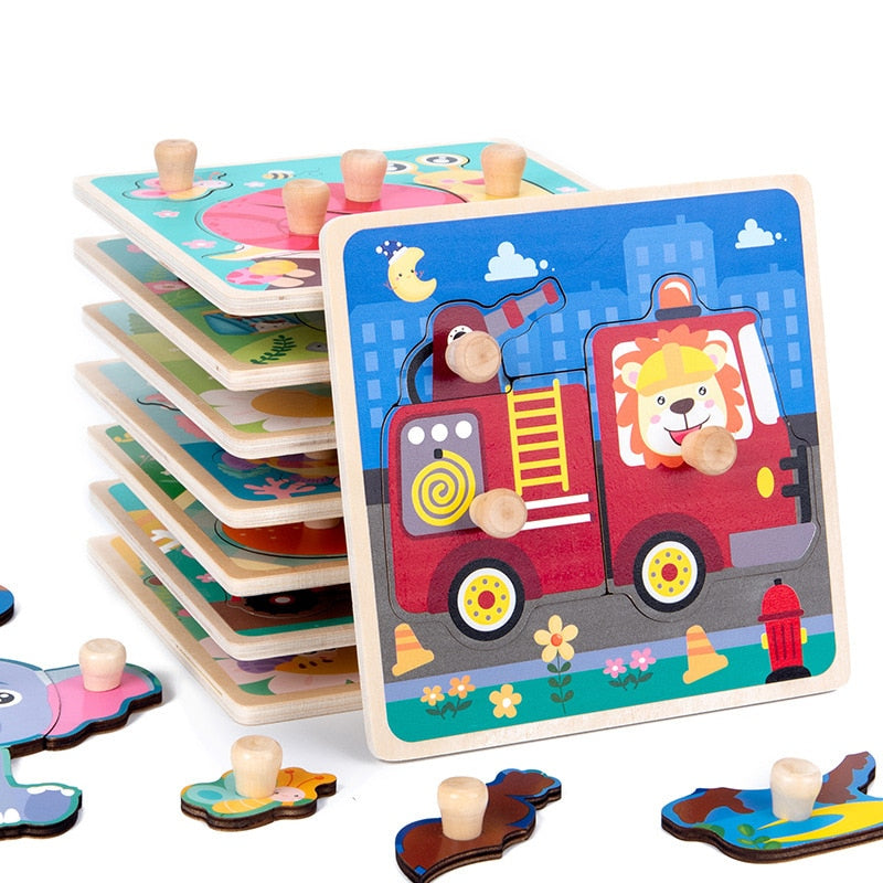 Animal Wooden Sorters Puzzle For Kids