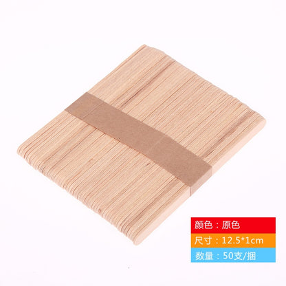 Colorful Hand Crafts DIY Wooden Sticks Popsicle