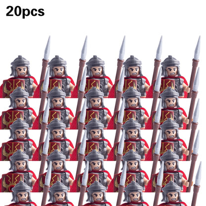 Medieval Military Sets Figures Building Blocks Helmets