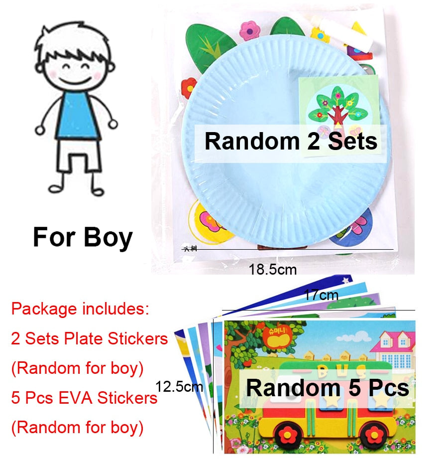 Children 3D DIY Handmade Toys