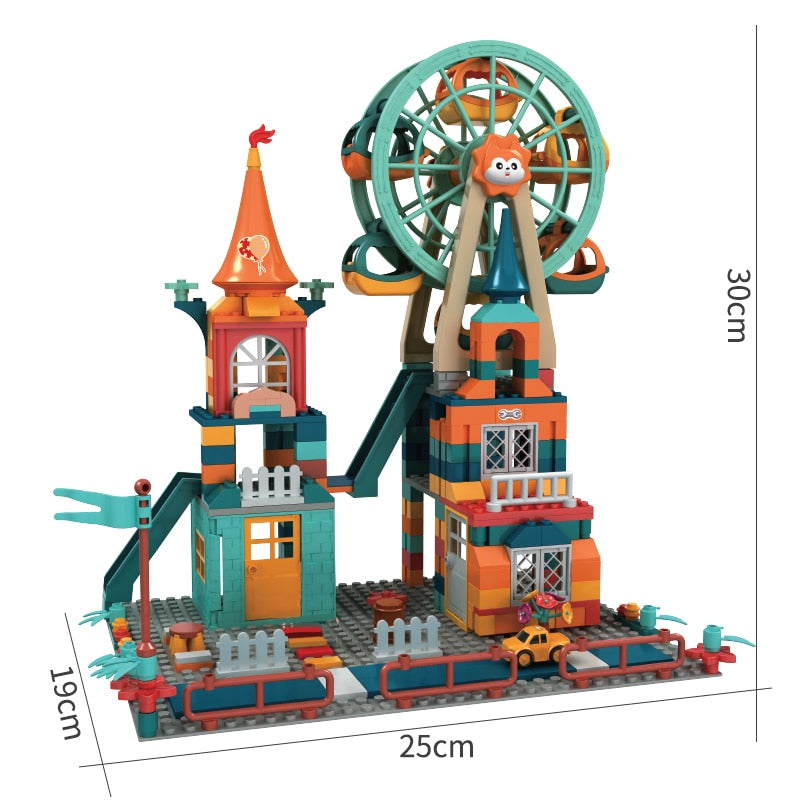 Marble Run Architecture Castle Building Blocks