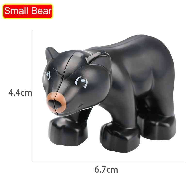 75 Styles Big Size Building Blocks Animal Accessories