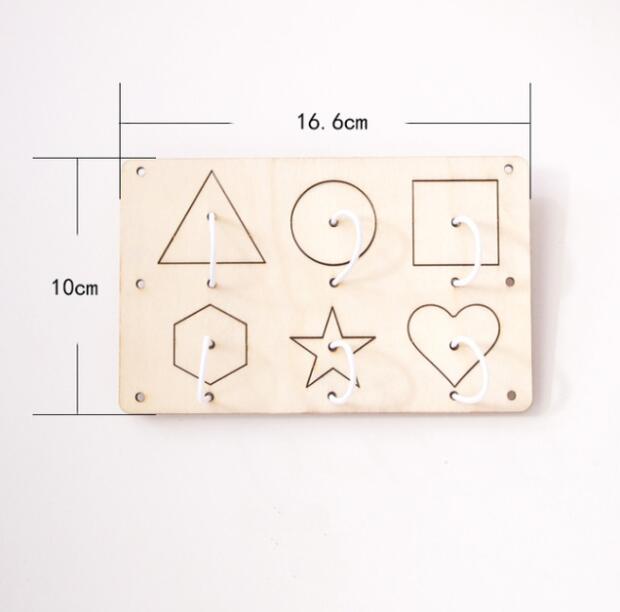 Wooden Montessori Shoe Robot Board