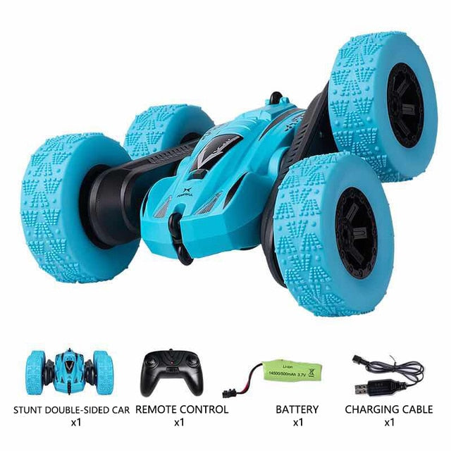 Radio Remote Control Car Double Side RC Stunt