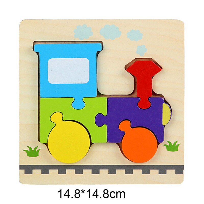 Montessori Toy Tangram Jigsaw Animal Educational