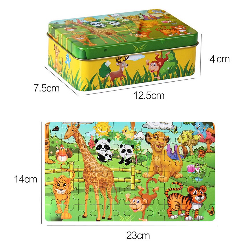 Puzzle Kids Toy Cartoon Animal