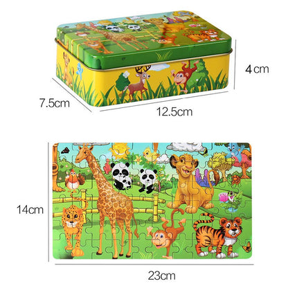 Puzzle Kids Toy Cartoon Animal