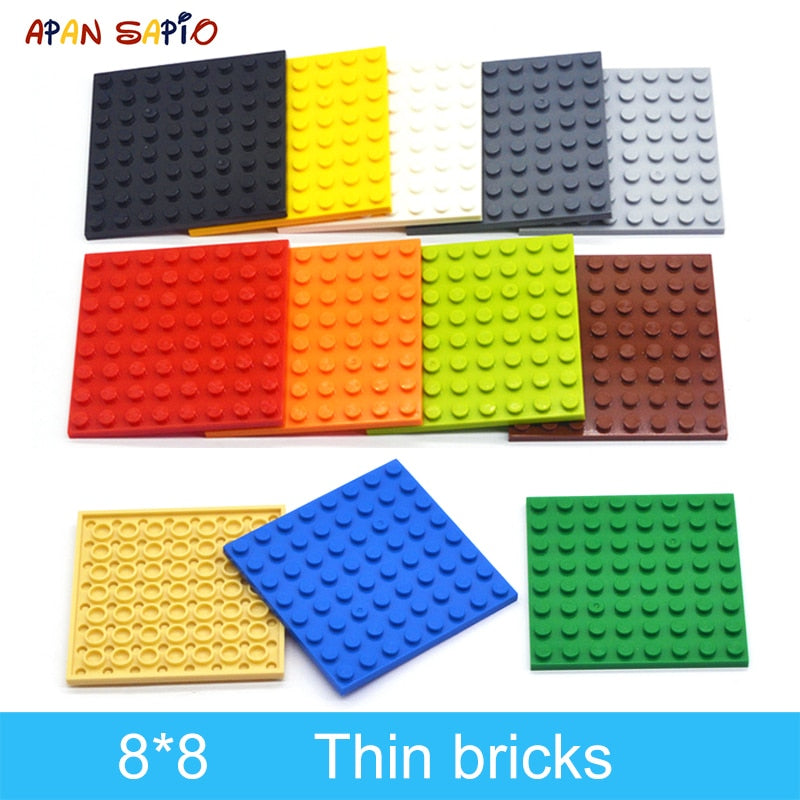 Building Blocks Thin Figures Bricks 8x8 Dots