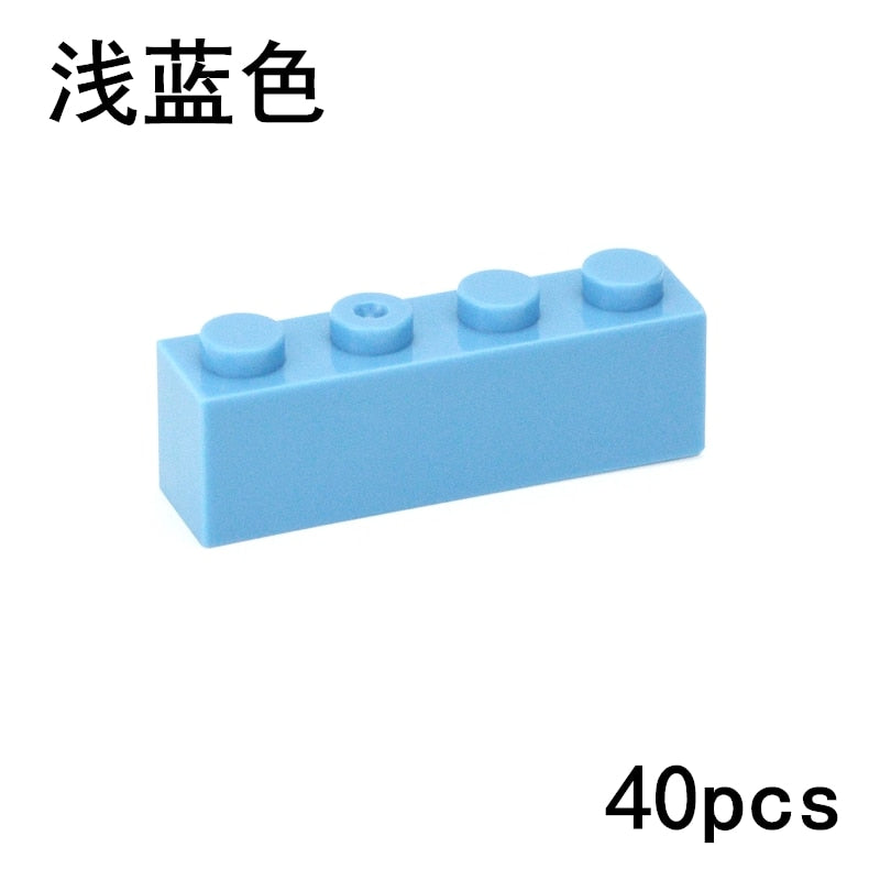 Thick Figures Bricks 1x4 Dots Building Blocks Educational