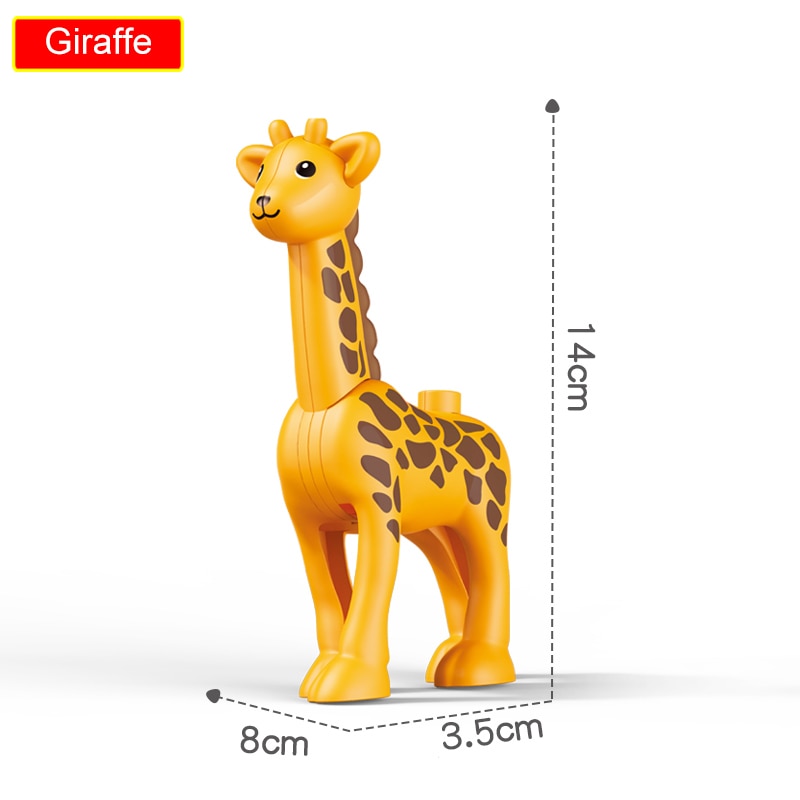 75 Styles Big Size Building Blocks Animal Accessories