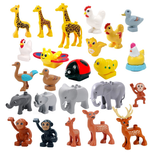 Building Blocks Animal Locking Giraffe