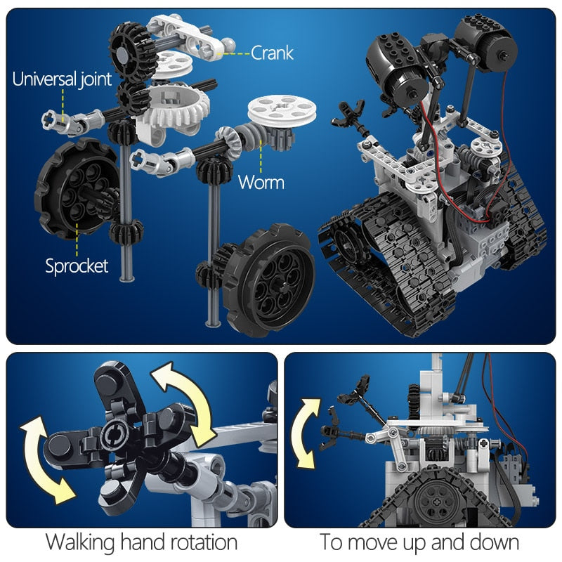 Creative High-tech RC Robot Electric Building Blocks