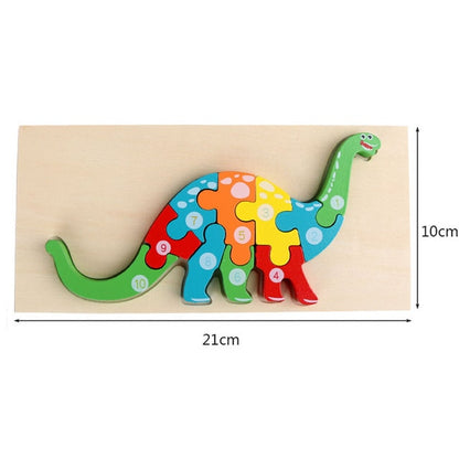 Kids Montessori Toy Worm Eat Fruit Wooden Puzzle