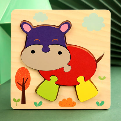 Baby High Quality 3D Wooden Puzzles