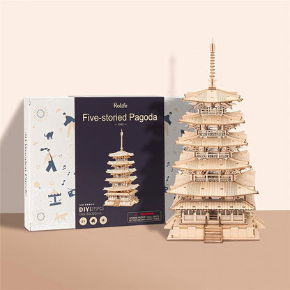 Wooden Puzzle Game Assembly Constructor Toy