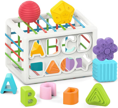 Baby Shape Blocks Sorting Toys Motor Skills Training