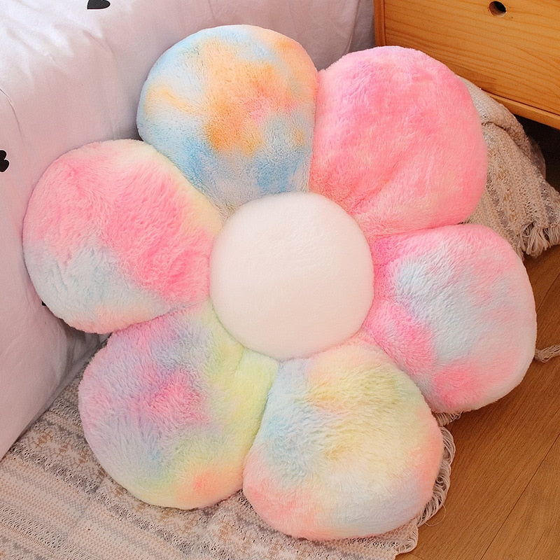 Stuffed Six Petal Flower Cushion Girly Room