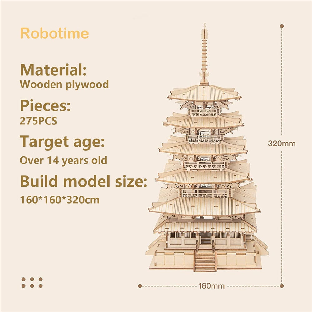 Wooden Puzzle Game Assembly Constructor Toy