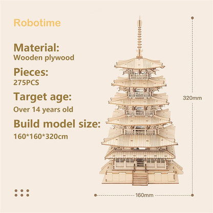 Wooden Puzzle Game Assembly Constructor Toy