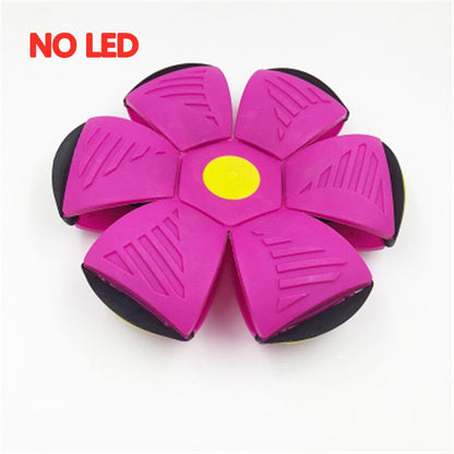 LED Flying UFO Flat Throw Disc Ball