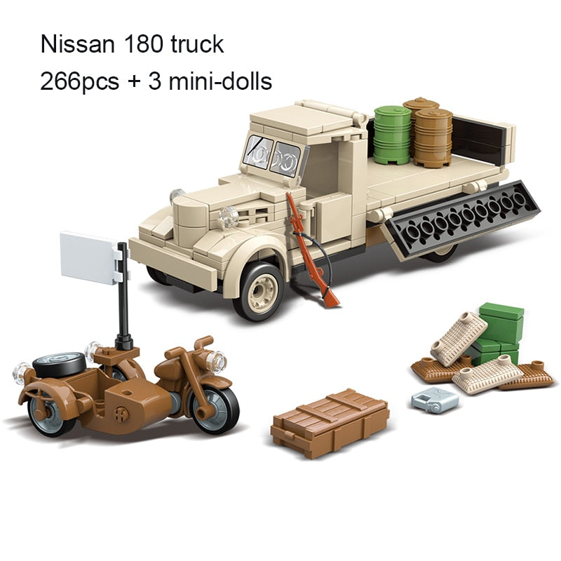 Tank Soldier Police Building Blocks Toys