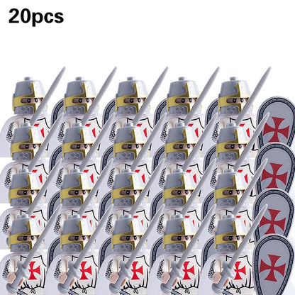 Medieval Military Sets Figures Building Blocks Helmets